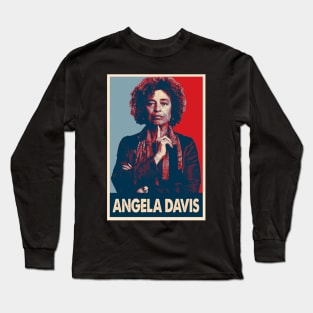 Davis Portrait Bold and Empowering T-Shirt Design Long Sleeve T-Shirt